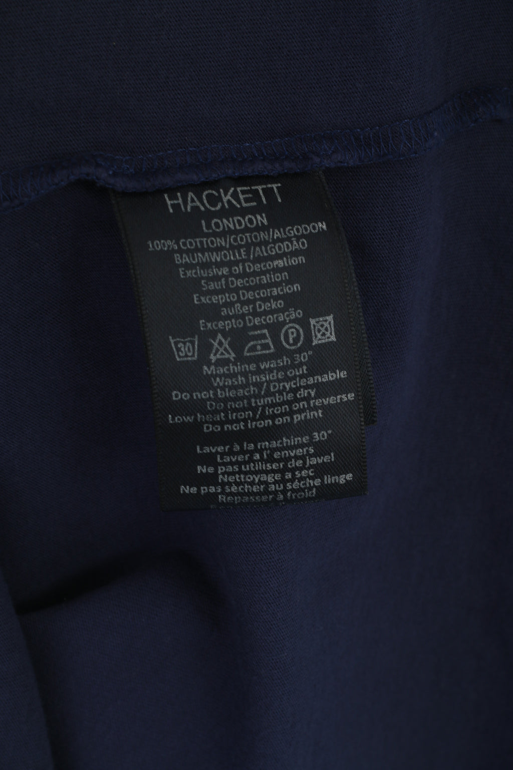Hackett London Youth 13/14 Age Shirt Blue Cotton Surf Crew Neck Classic Top