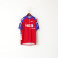AGU Bike Gear Chemise de cyclisme XL pour homme Rouge Violet Vintage Made in Italy Volendam Top