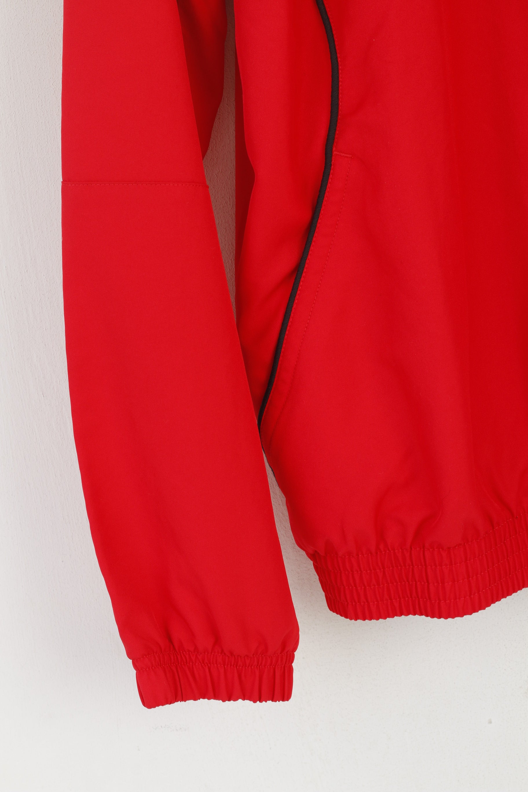 Warrior Men M Jacket Red Lightweight Full Zipper Sportswear Armed & Unstoppable Top
