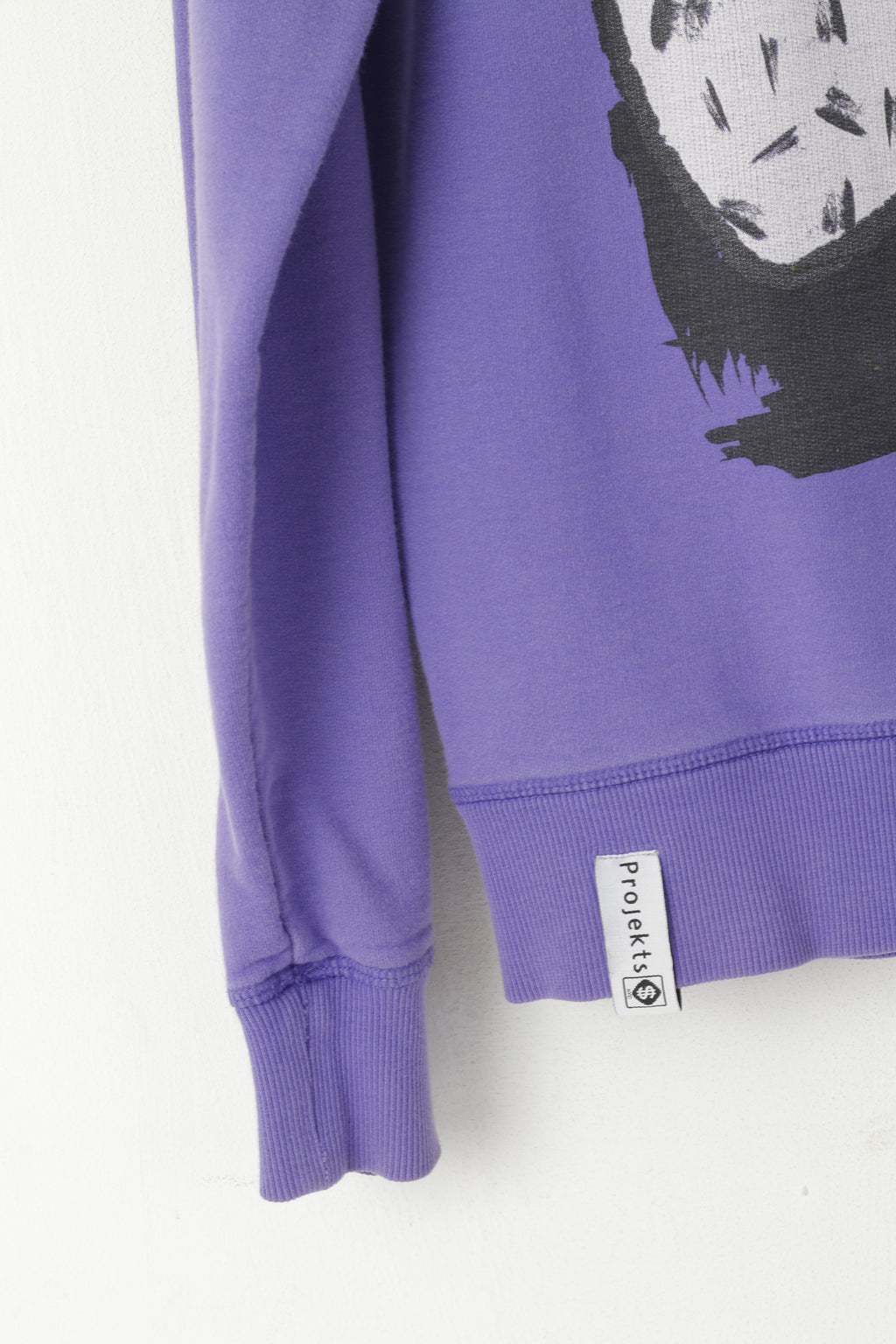 Projekts $ Men L Sweatshirt Purple Cotton Dollars Make Dreams NYC Blouse Top