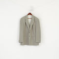 Cruise by Wellington Men 50 Blazer Gray Vintage Single Breasted Retro Jacket