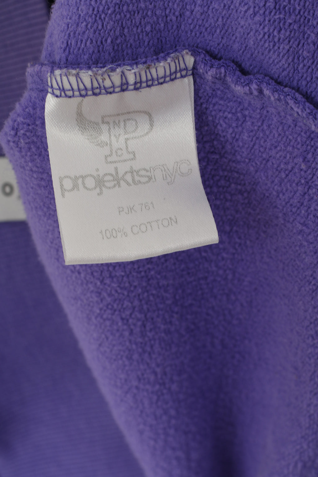 Projekts $ Men L Sweatshirt Purple Cotton Dollars Make Dreams NYC Blouse Top