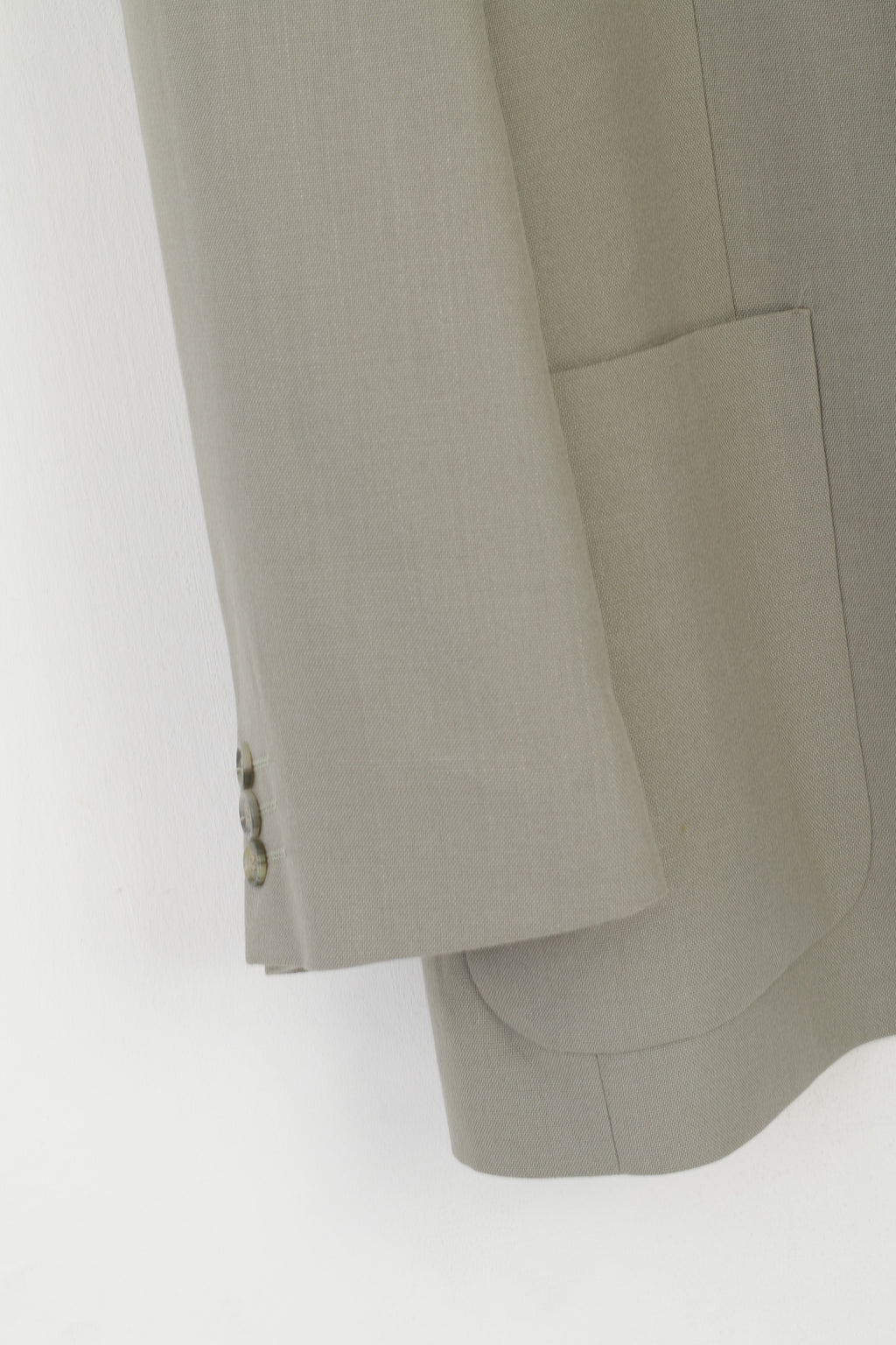 Cruise by Wellington Men 50 Blazer Gray Vintage Single Breasted Retro Jacket