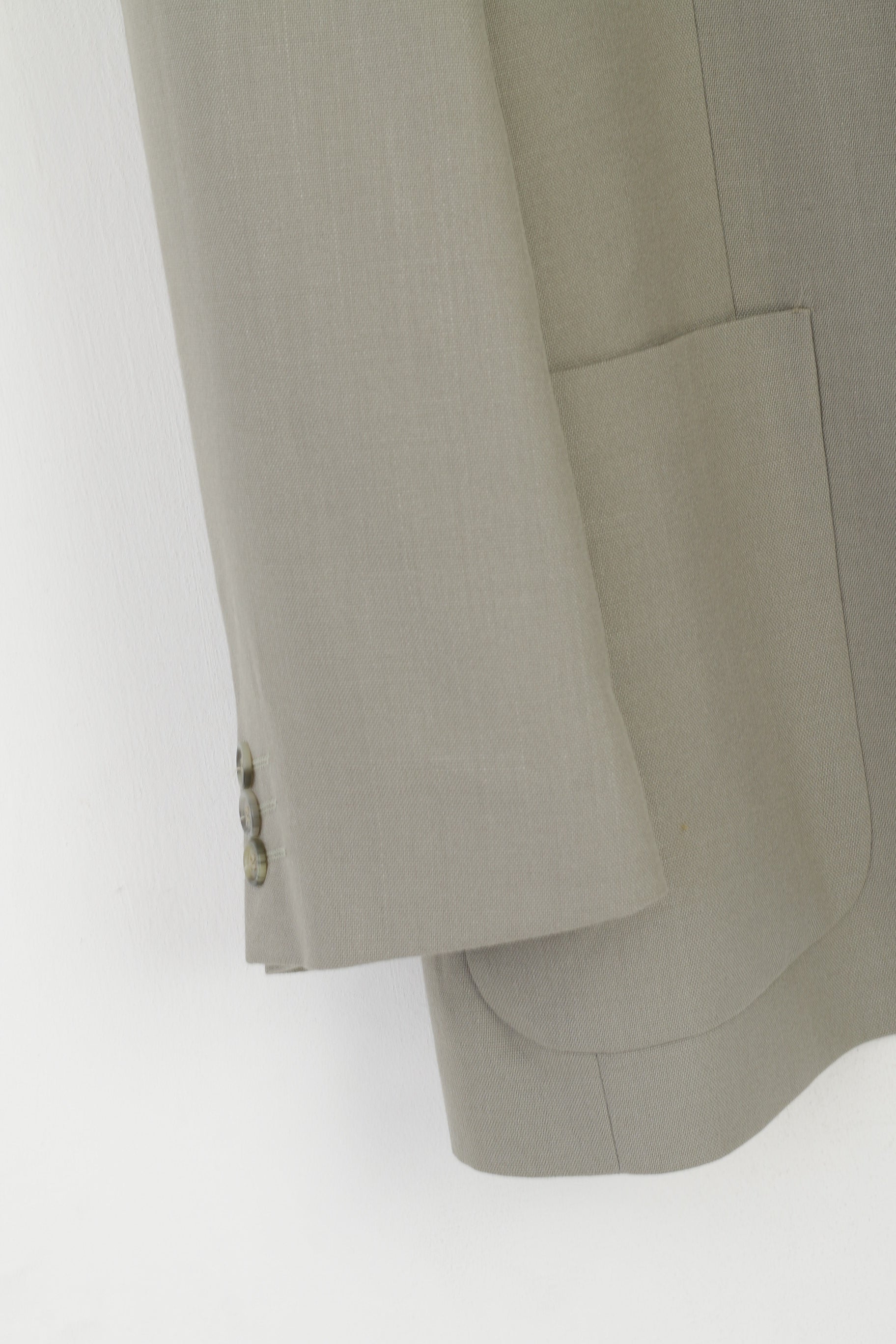 Cruise by Wellington Men 50 Blazer Gray Vintage Single Breasted Retro Jacket