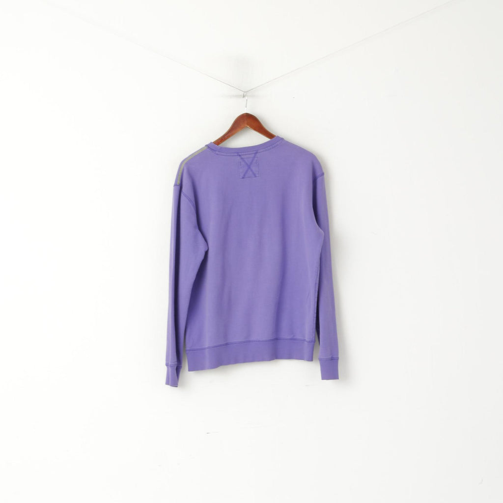 Projekts $ Men L Sweatshirt Purple Cotton Dollars Make Dreams NYC Blouse Top