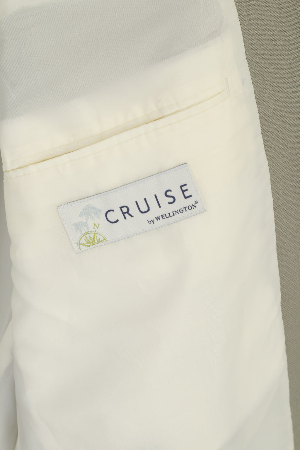 Cruise by Wellington Men 50 Blazer Gray Vintage Single Breasted Retro Jacket