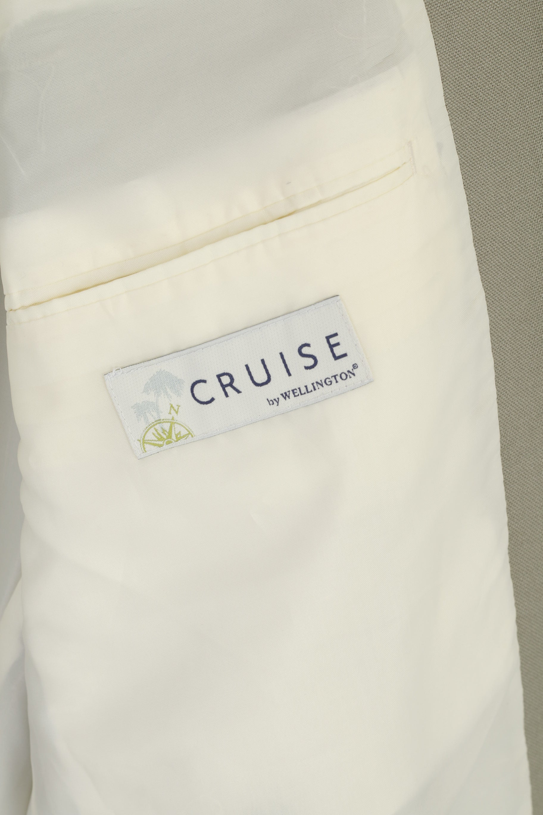 Cruise by Wellington Men 50 Blazer Gray Vintage Single Breasted Retro Jacket