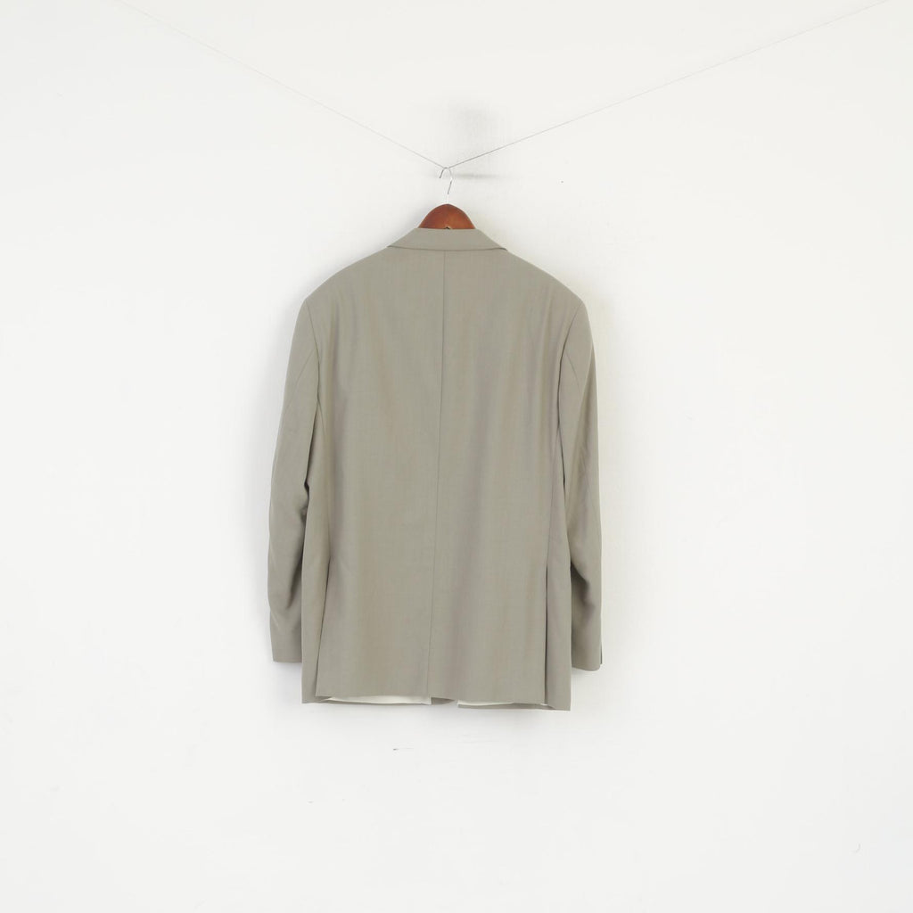 Cruise by Wellington Men 50 Blazer Gray Vintage Single Breasted Retro Jacket