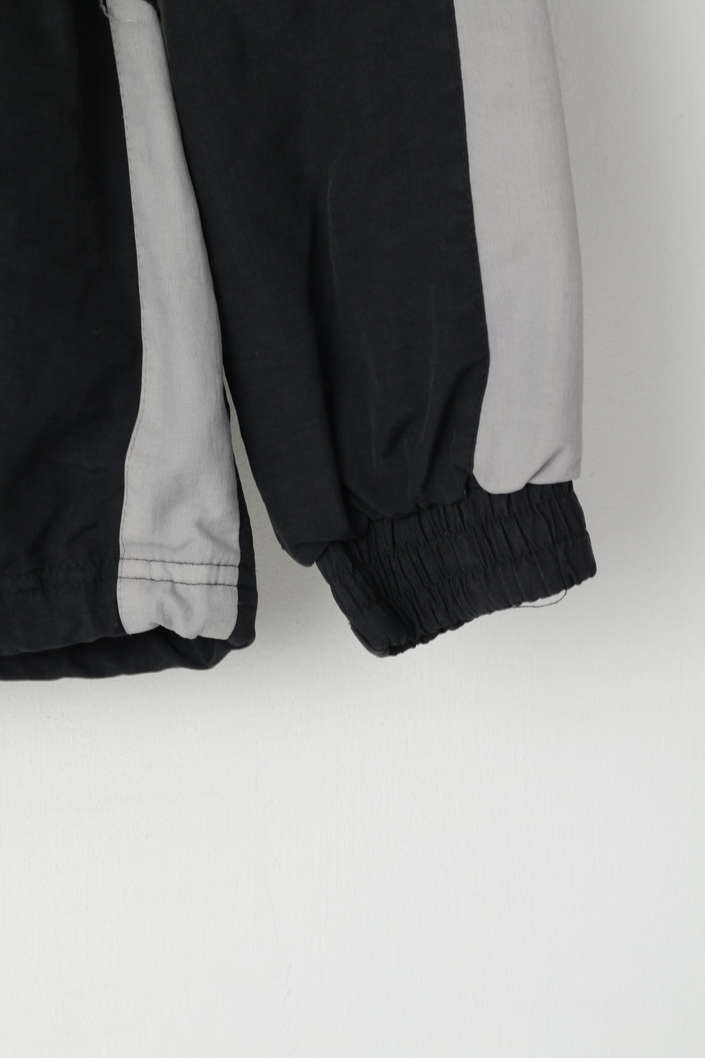 Kooga Men SML One Size Jacket Black Traning Pullover Rugby Nylon Top