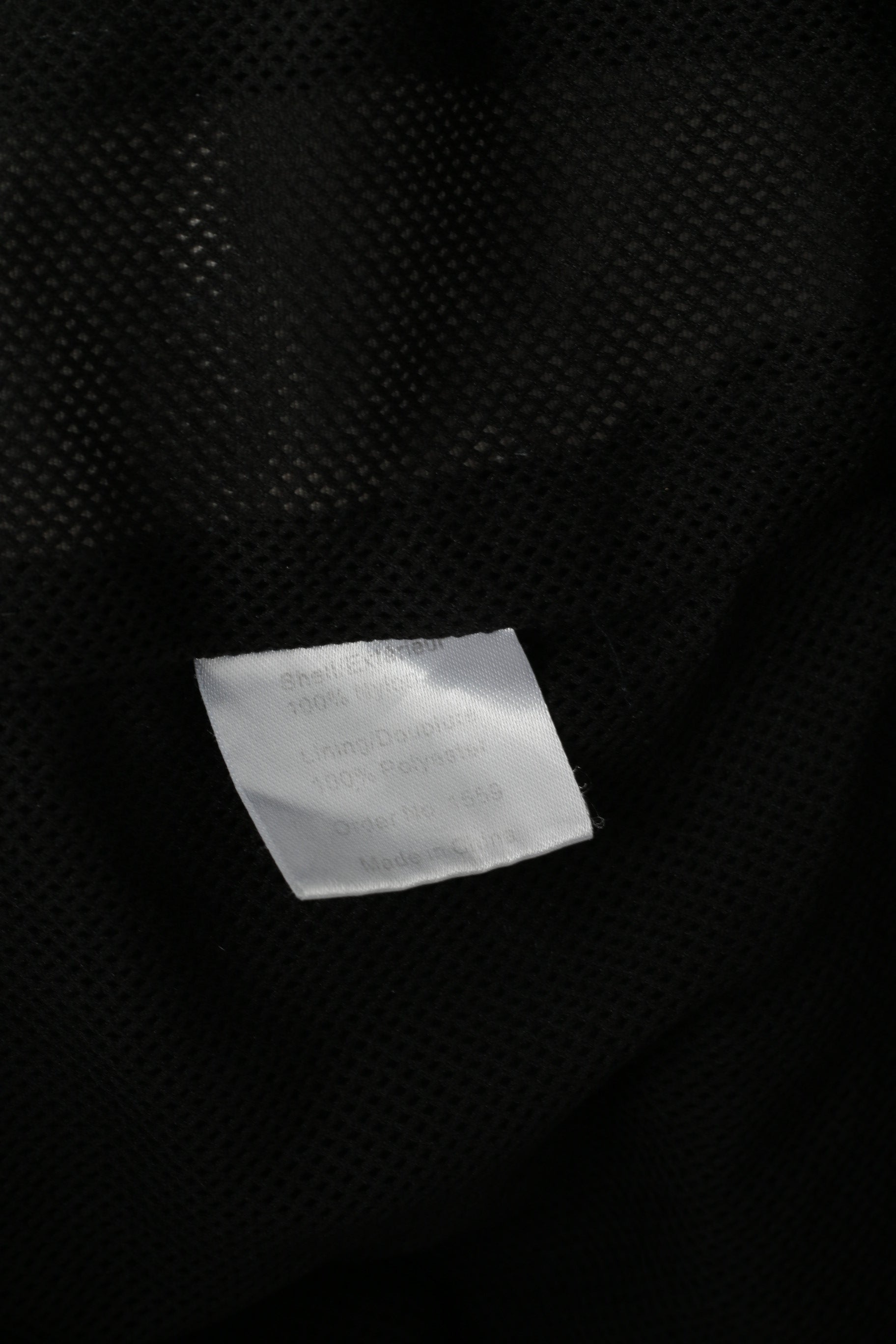 Kooga Men SML One Size Jacket Black Traning Pullover Rugby Nylon Top