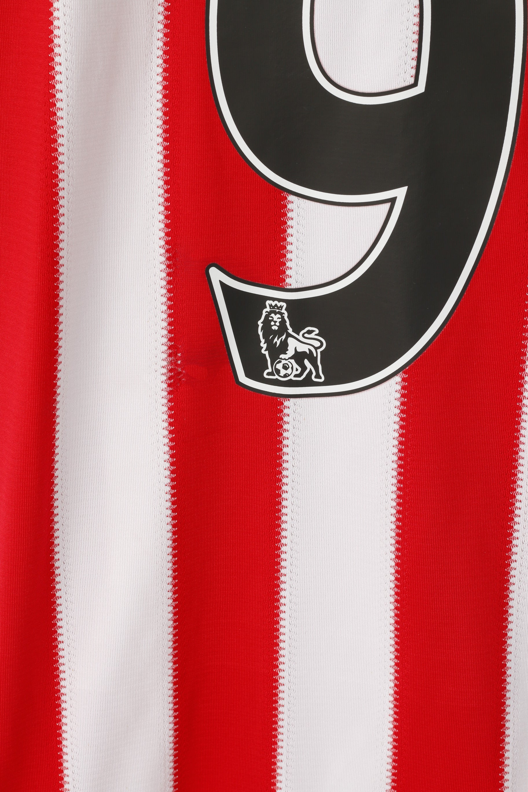 Umbro Boys LB 152 Shirt Red Sunderland A.F.C Striped Football Club Lucy #6 Jersey Top