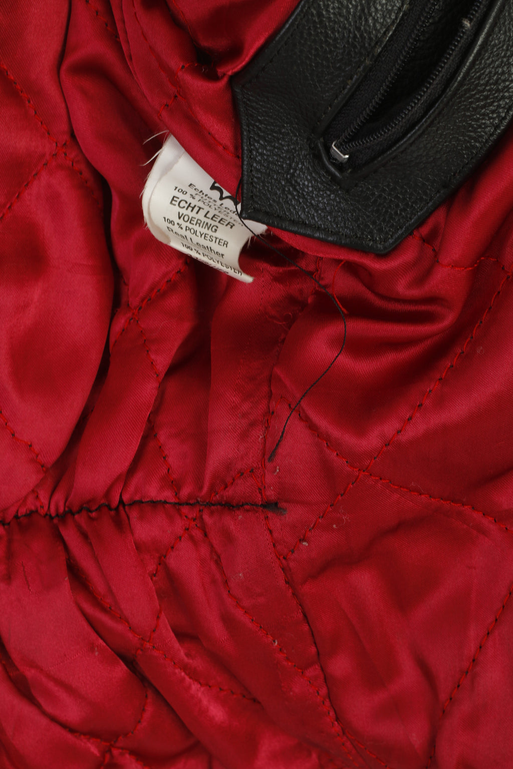 Giacca in pelle da uomo vintage nera Parte superiore foderata con cerniera pesante da motociclista vintage nera