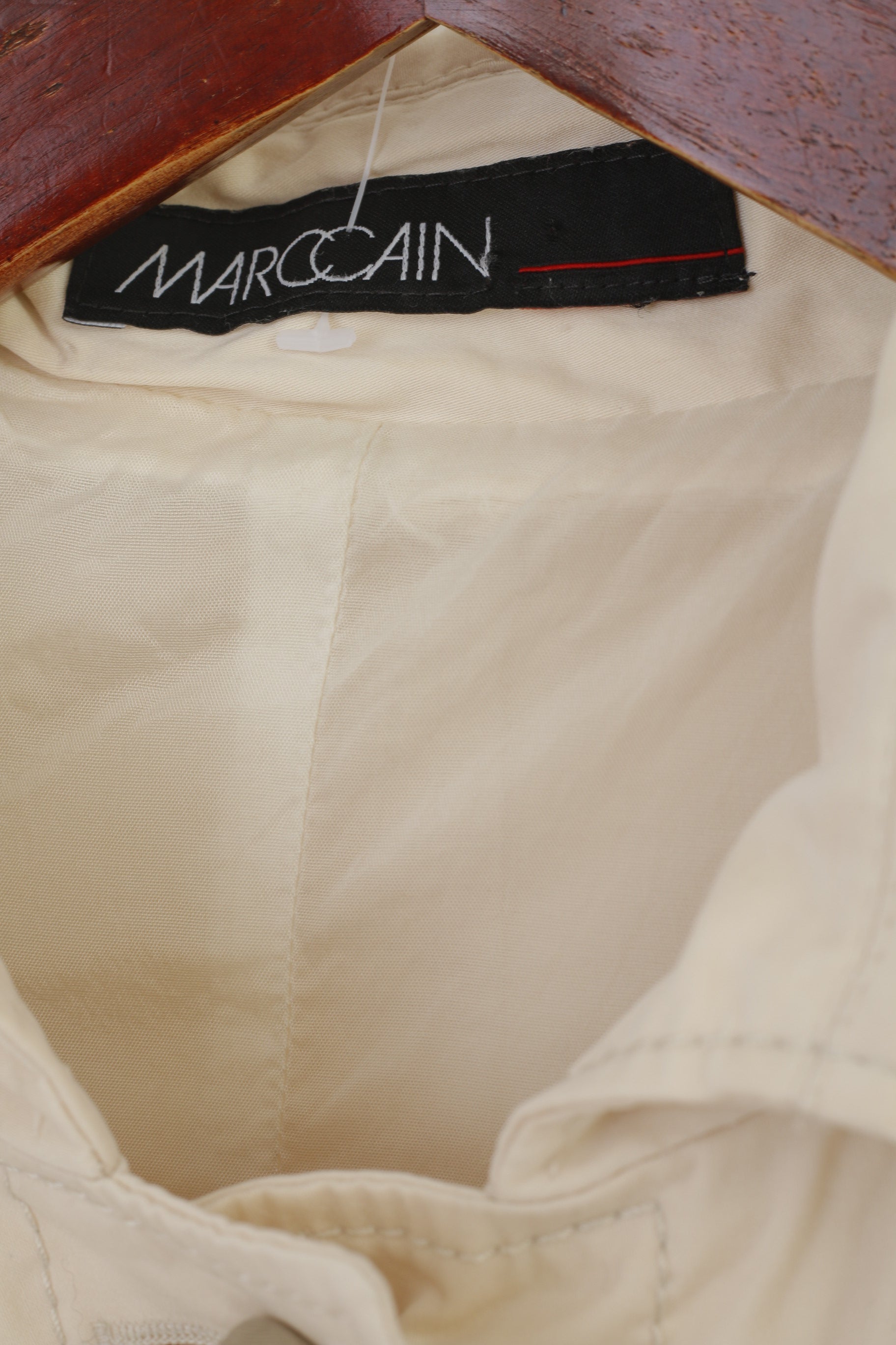 Marc Cain Donna 1 XS Abito Blazer Beige Pantaloni in cotone Giacca bootcut Set su misura 