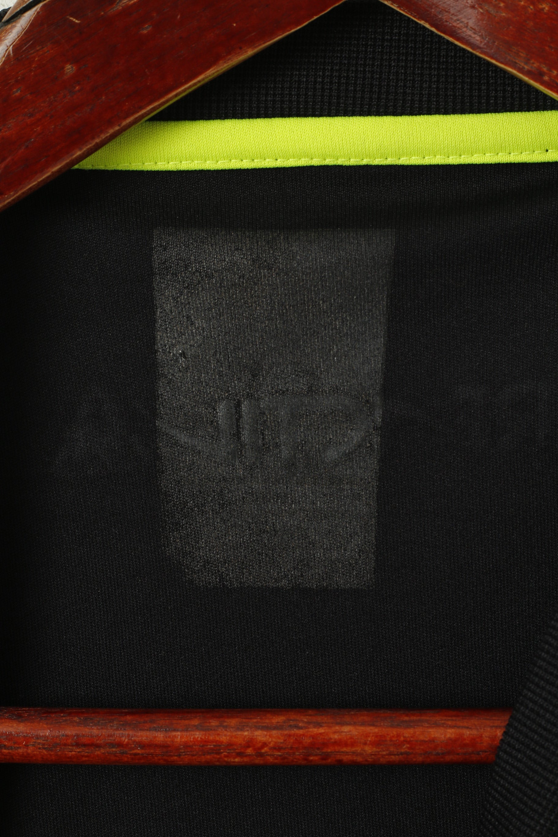 Le coq Sportif Men M Shirt Black Hibernian Edinburgh Football Club Jersey Sport Top