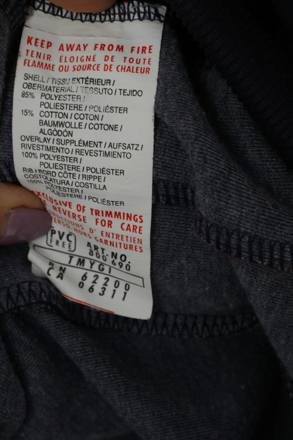 Felpa Puma da uomo M, blu scuro, vintage, da allenamento, con cerniera intera, retro