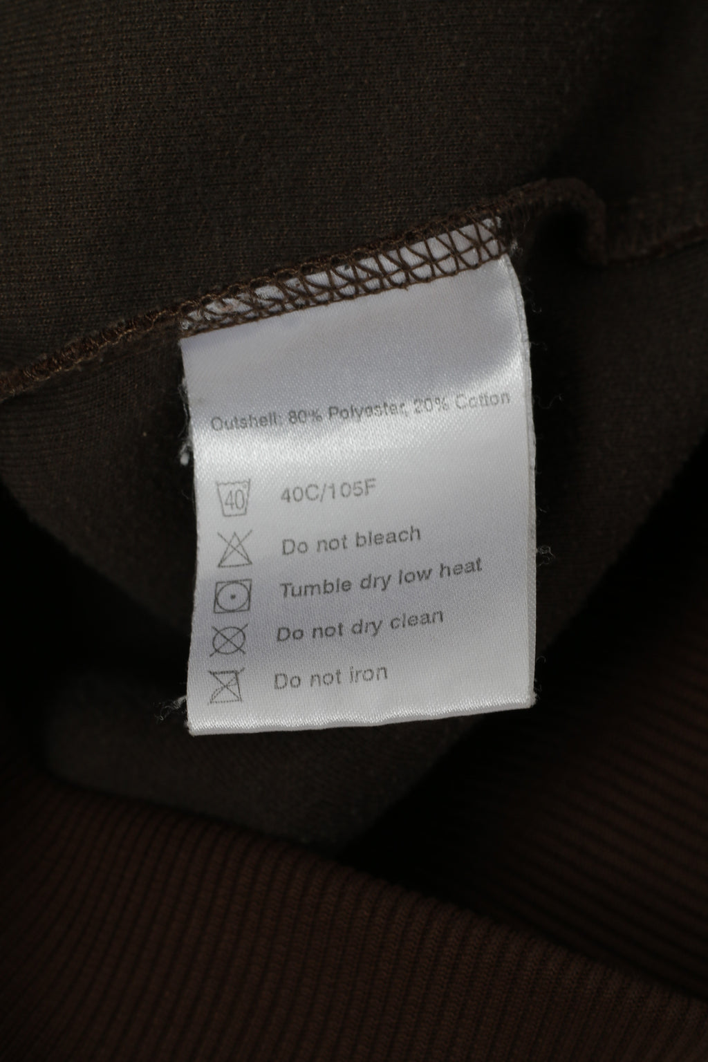 Hummel Women L (M) Sweatshirt Brown Shiny Zip Up Sport Tracksuit Top