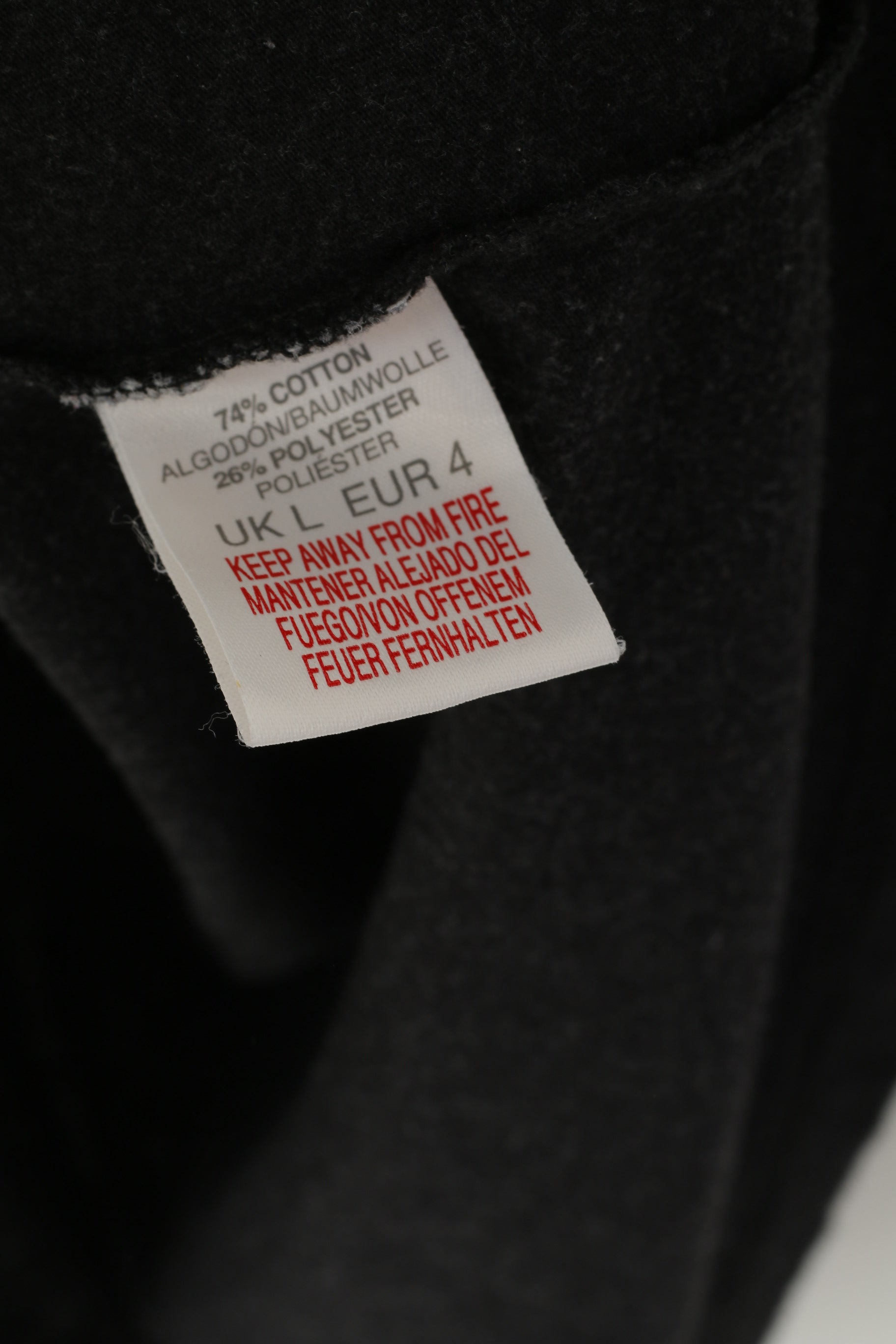 Lost Empire Hommes L Chemise Noir Coton Col V Graphique Tokyo Slim De Luxe Haut