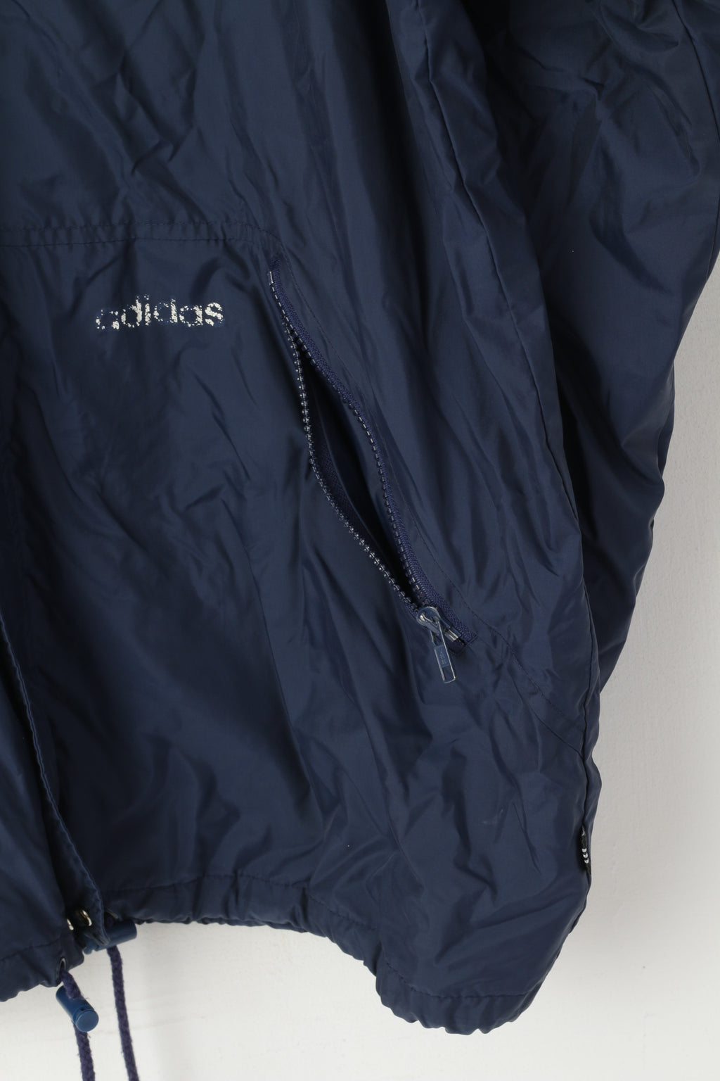 Adidas Hommes L 192 Veste Marine Vintage Équipe Nationale de Handball Suède Zip Up Top