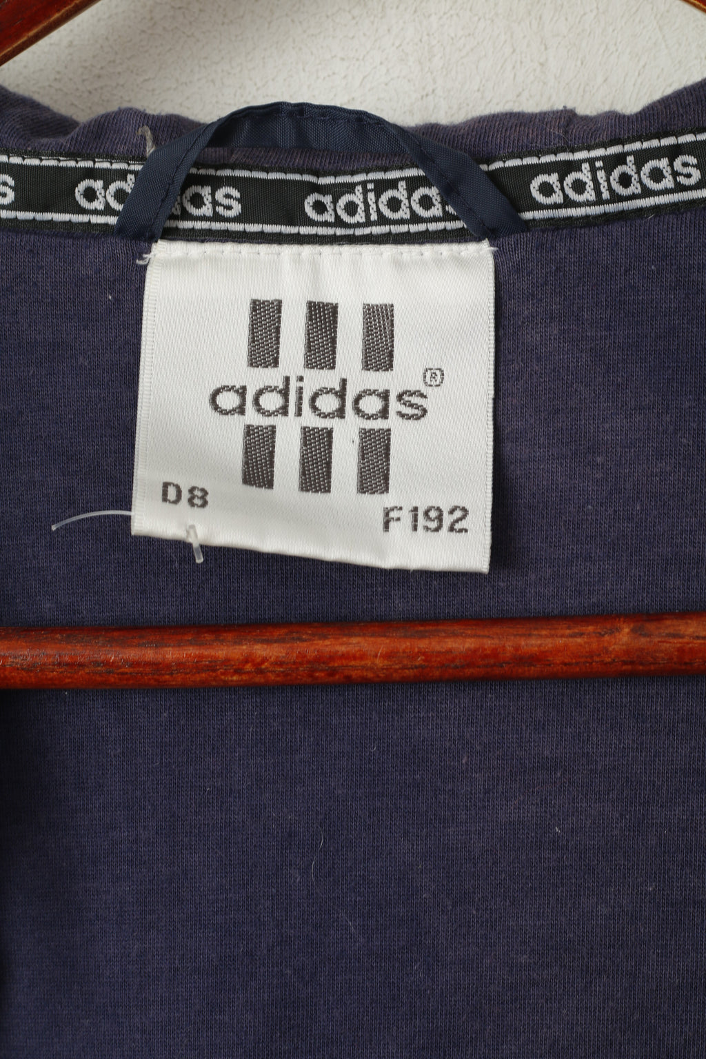 Adidas Hommes L 192 Veste Marine Vintage Équipe Nationale de Handball Suède Zip Up Top