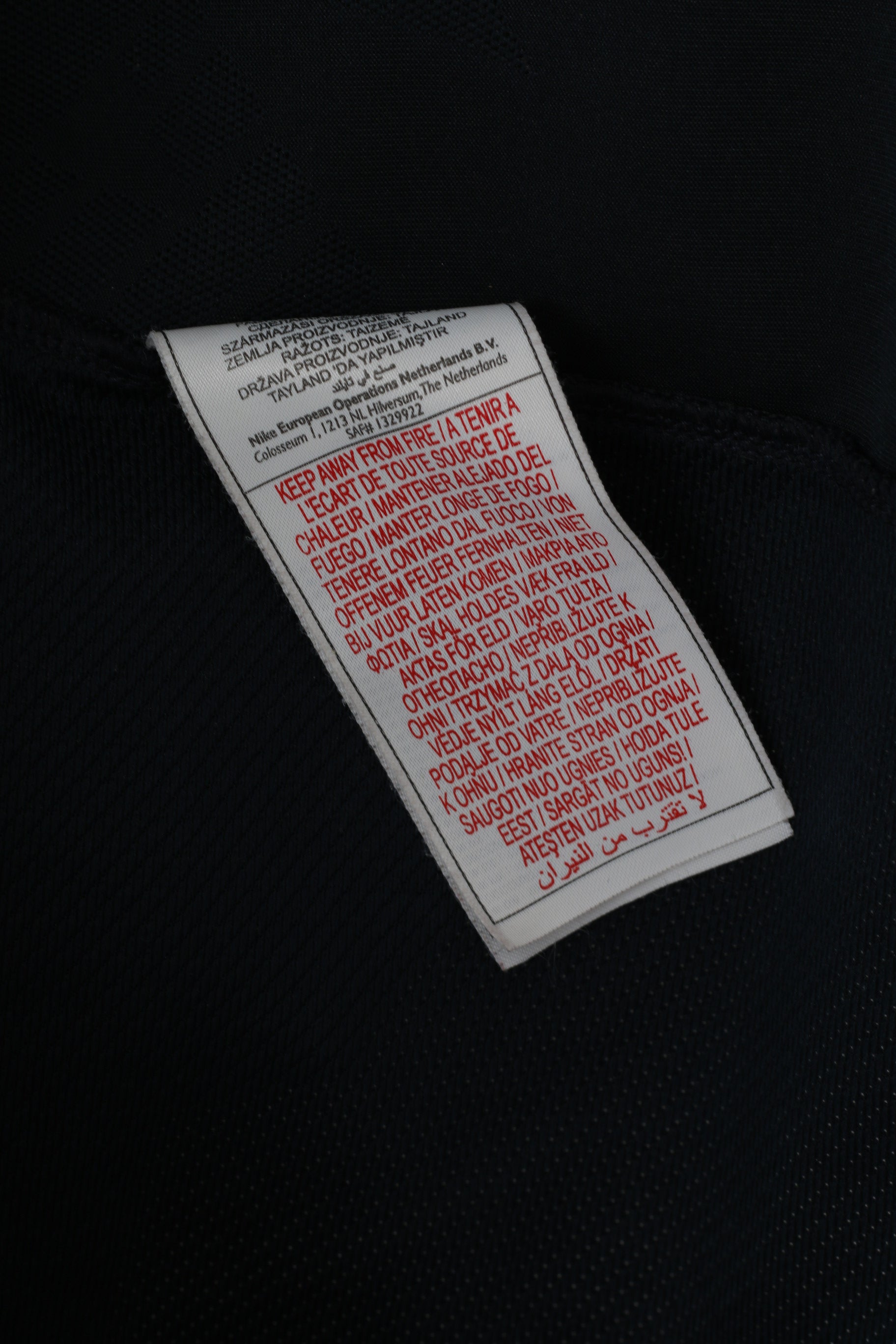 Nike Youth 13-15 Age 158-170 Shirt Navy #10 Ronaldinio Dri Fit Football Jersey Top