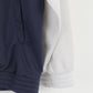 Umbro Men XL Sweatshirt Navy White Shiny Full Zipper Active Track Top