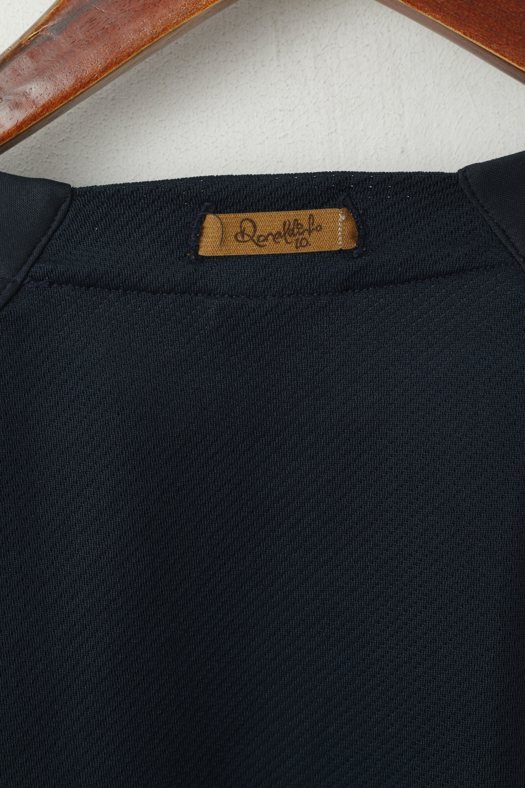 Nike Youth 13-15 Age 158-170 Shirt Navy #10 Ronaldinio Dri Fit Football Jersey Top