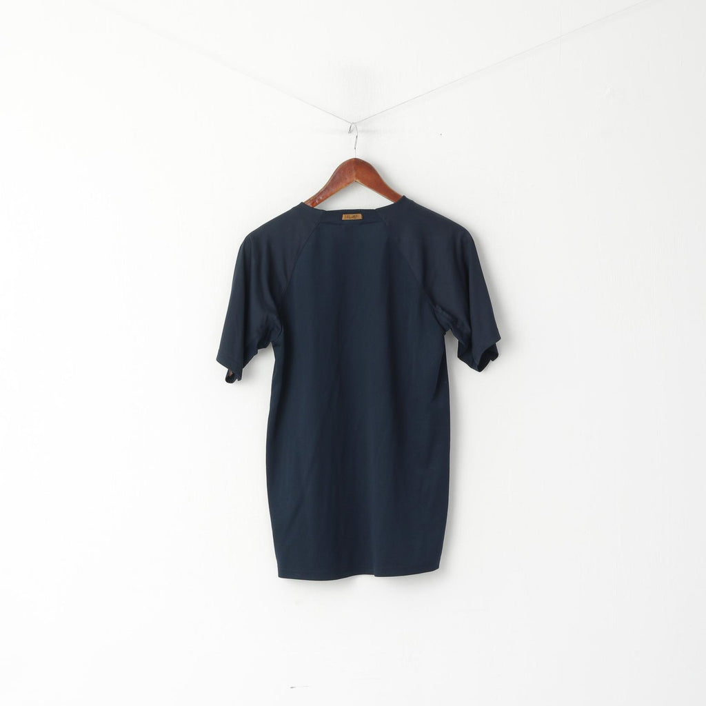 Nike Youth 13-15 Age 158-170 Shirt Navy #10 Ronaldinio Dri Fit Football Jersey Top