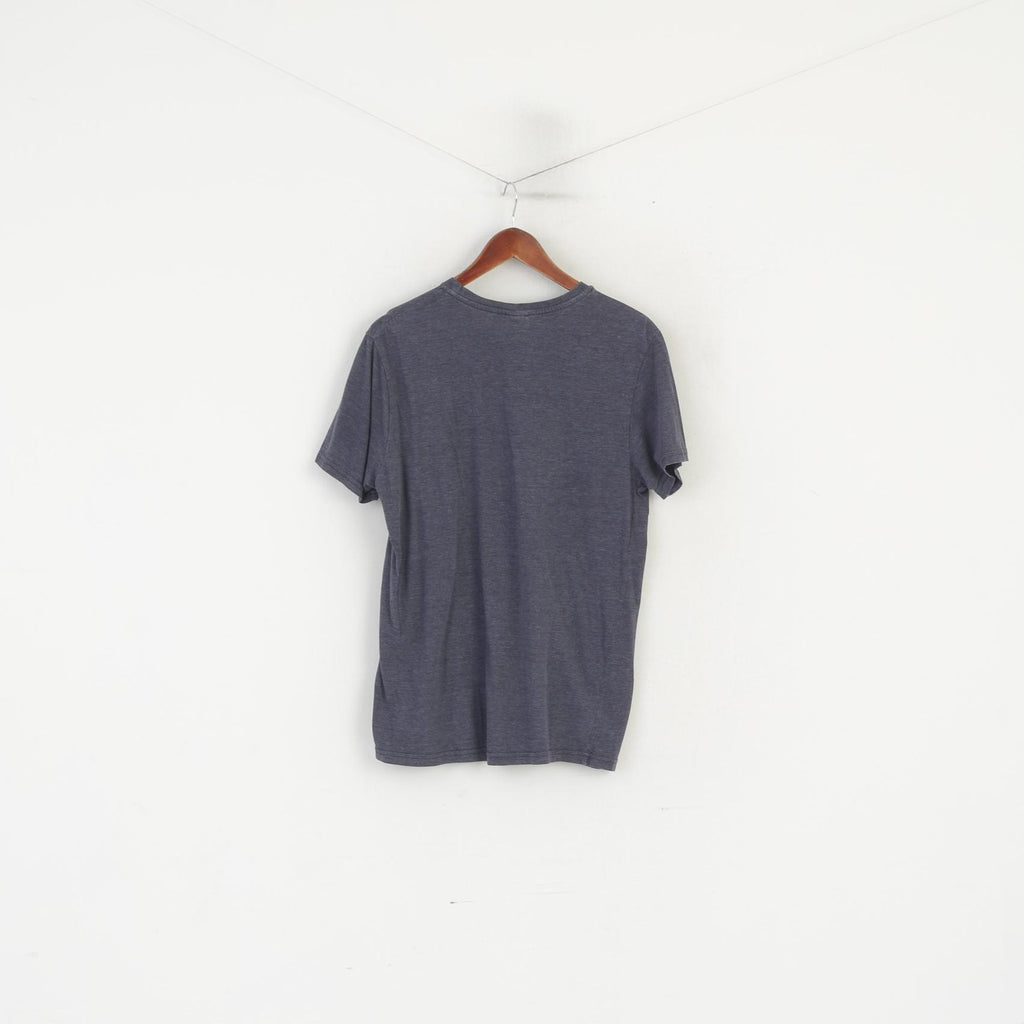 George Star Wars Men L Shirt Gray Cotton Graphic Casual Top