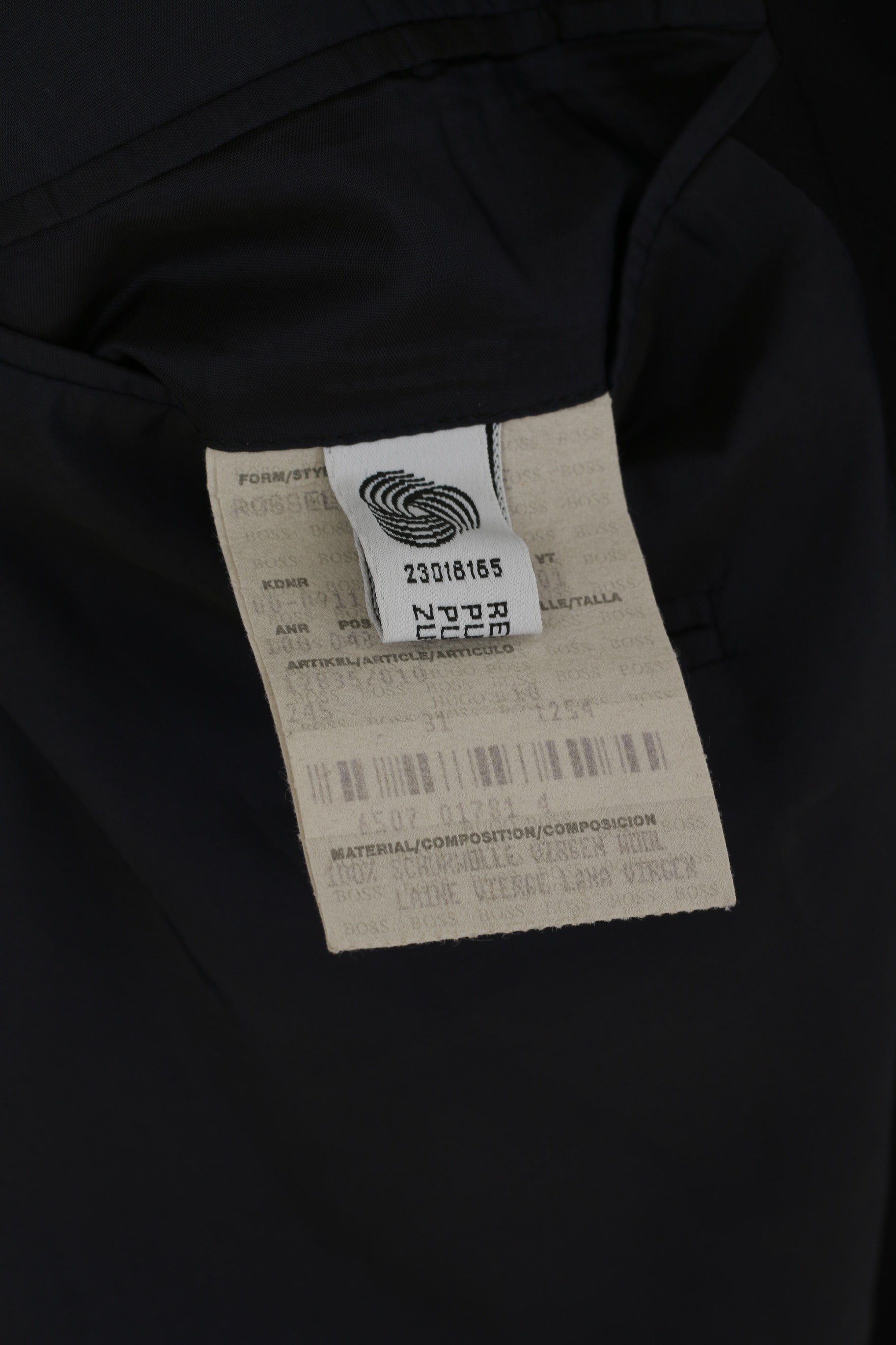 Hugo Boss Men 52 42 Blazer Navy Virgin Wool Rossellini Movie Single Breasted Jacket