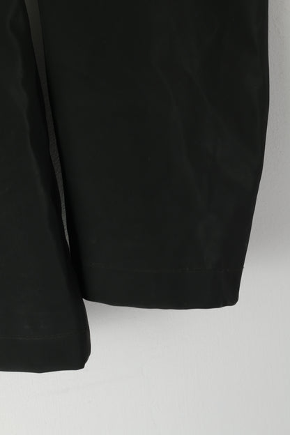 Gipsy by Mauritius Giacca da donna M Giacca monopetto casual in pelliccia sintetica nera lucida
