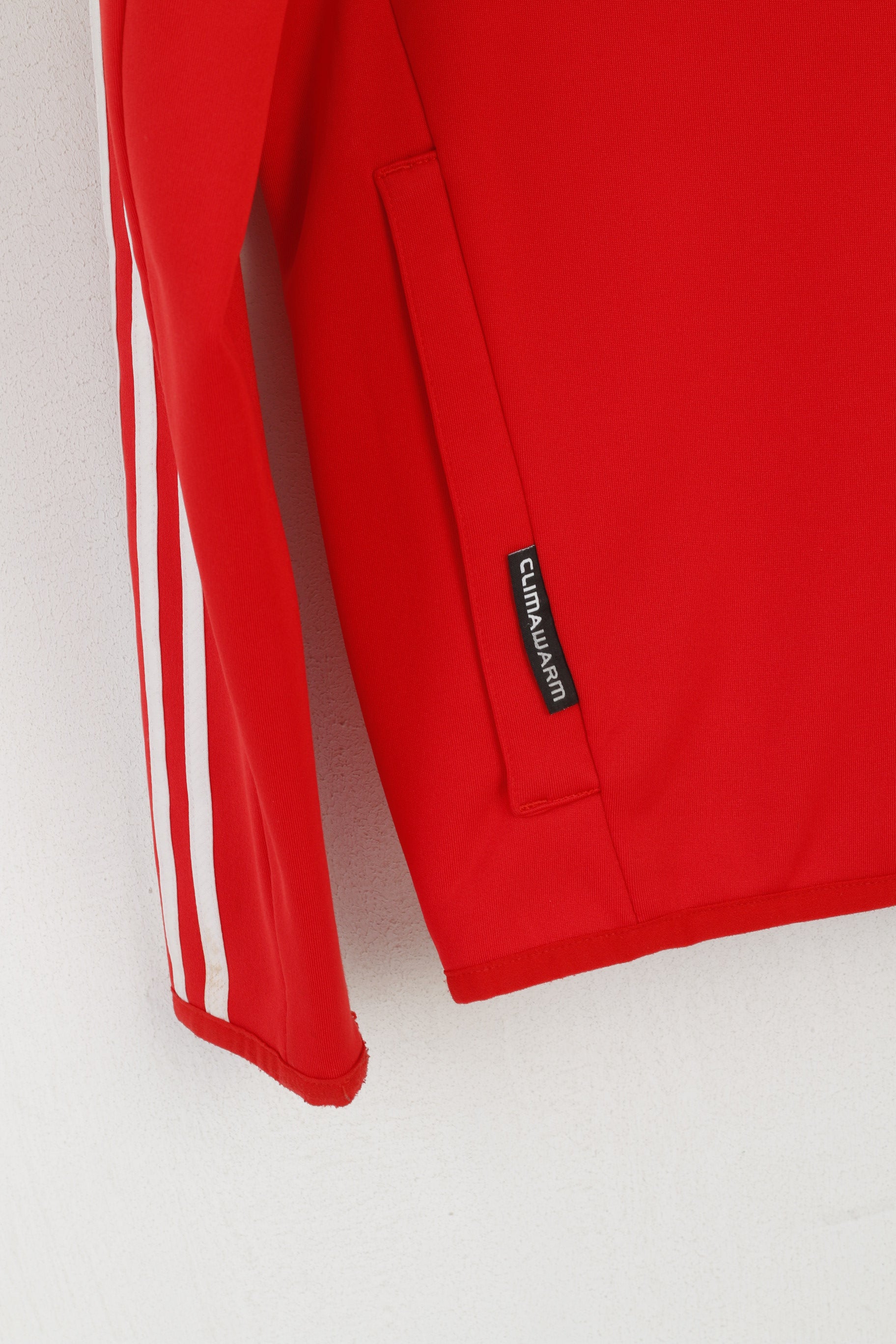 Adidas Munster Rugby Garçons 152 11/12 Âge Sweat Rouge Sportswear Survêtement