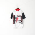 Special Race Men L Cycling Shirt White Bike Short Sleeve Mountain Jersey Top