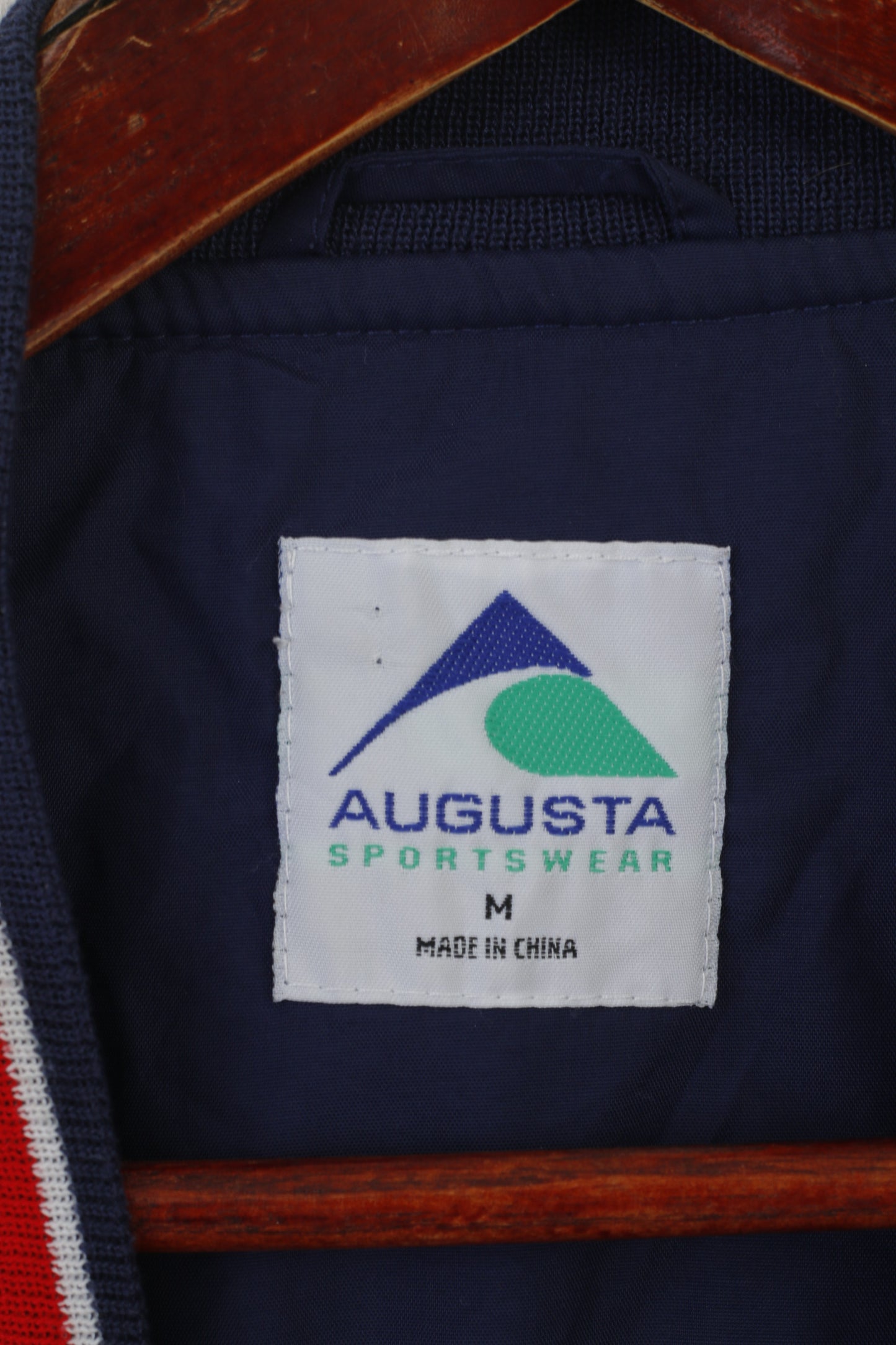Augusta Men M Pullover Jacket Navy Texas Storm Elite Vintage V Neck Sport Top