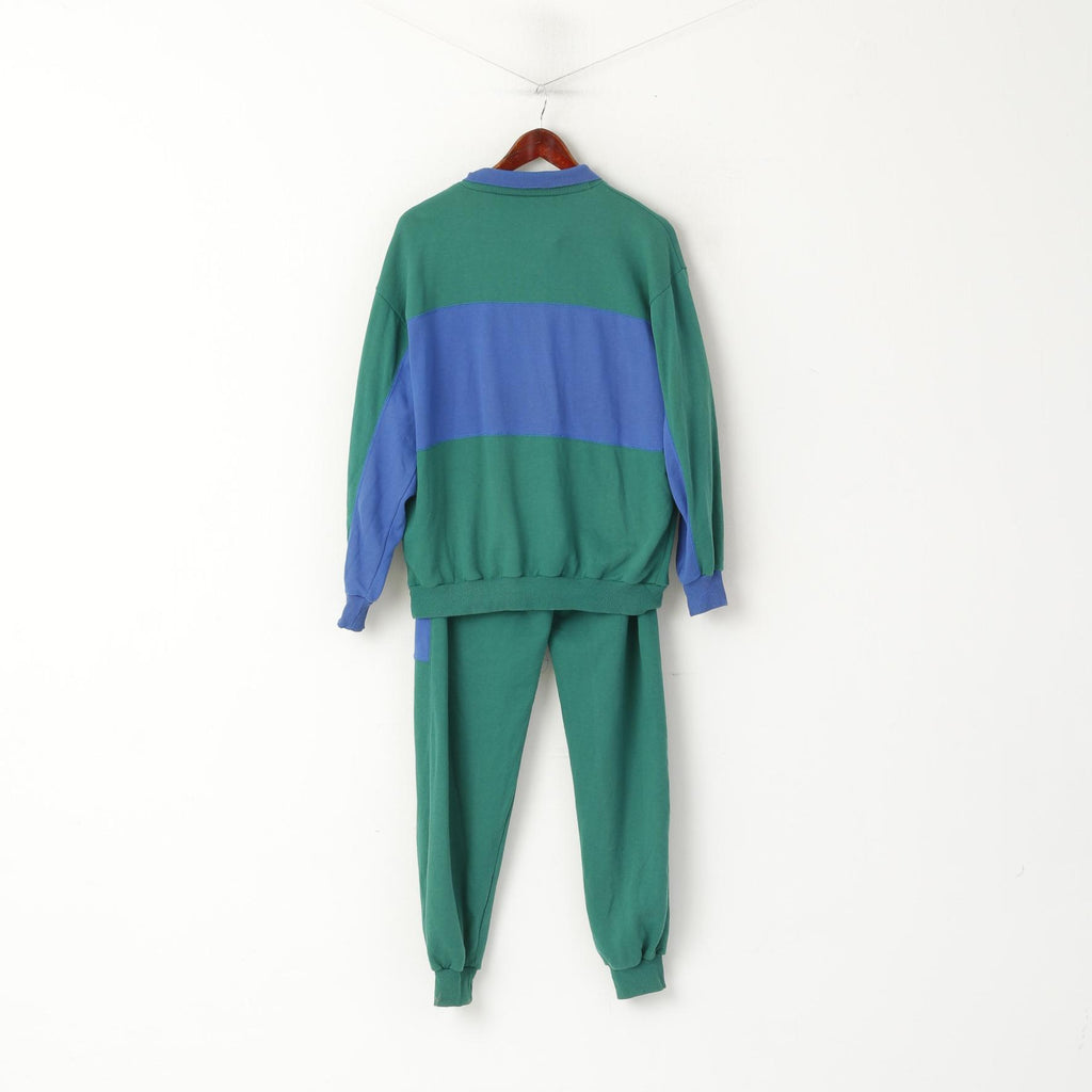 Tuta da uomo Americas Choice 48/50 M Verde cotone Vintage Body Styles Oldschool