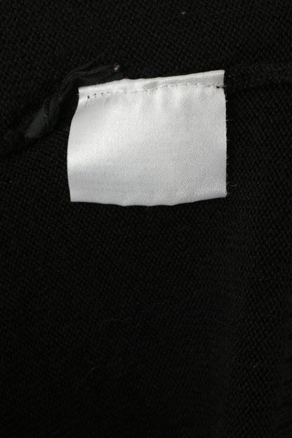 Dickies Maglione da uomo L (M) Maglione nero morbido e sottile girocollo con logo classico elasticizzato