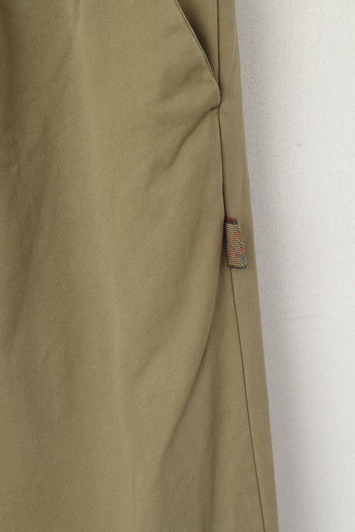 Barbour Hommes 34 Pantalon Vert 100% Coton Pantalon Chino Classique