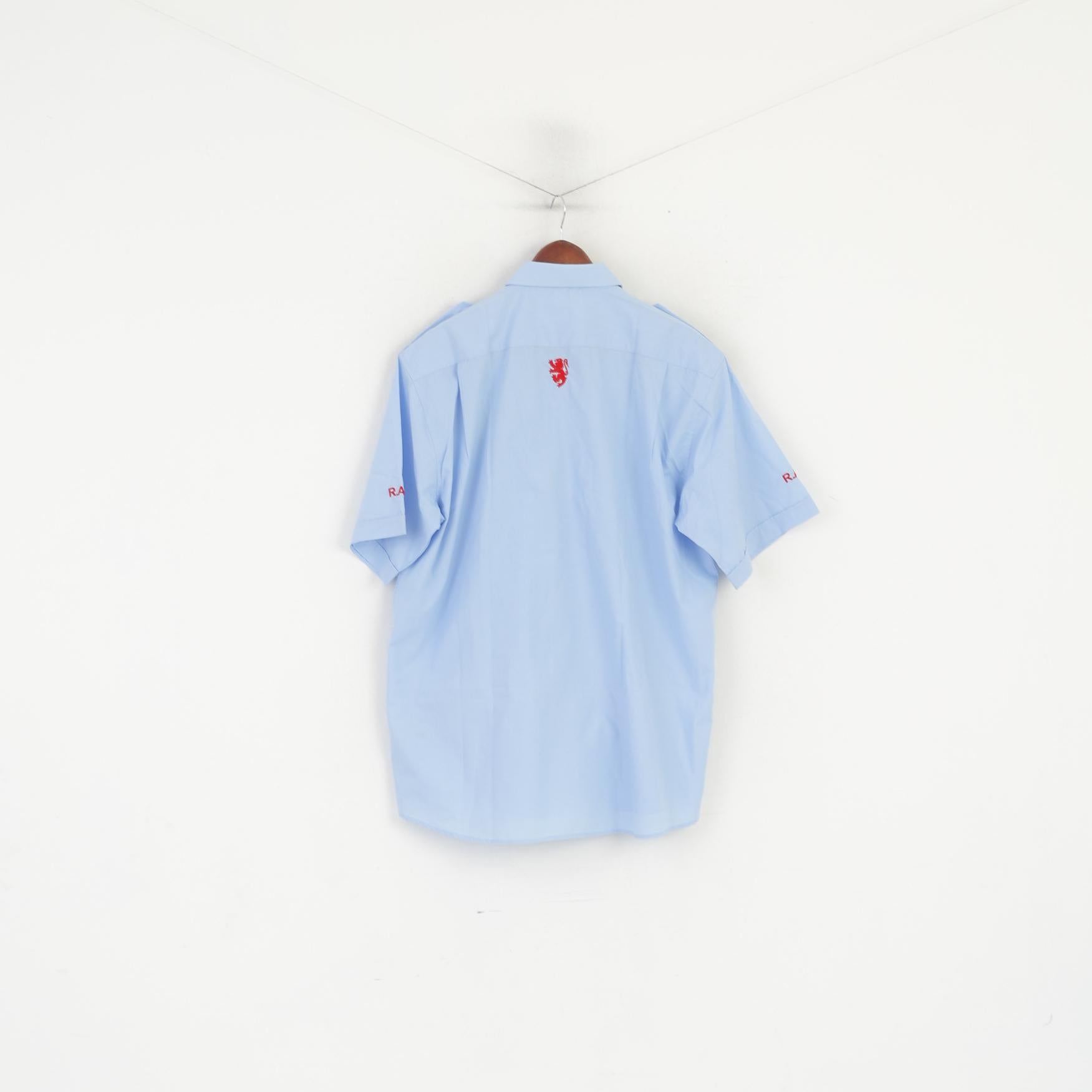 Nouveau CKL pilote chemise hommes 16.5 42 XL décontracté bleu Rangers Glasgow travail haut