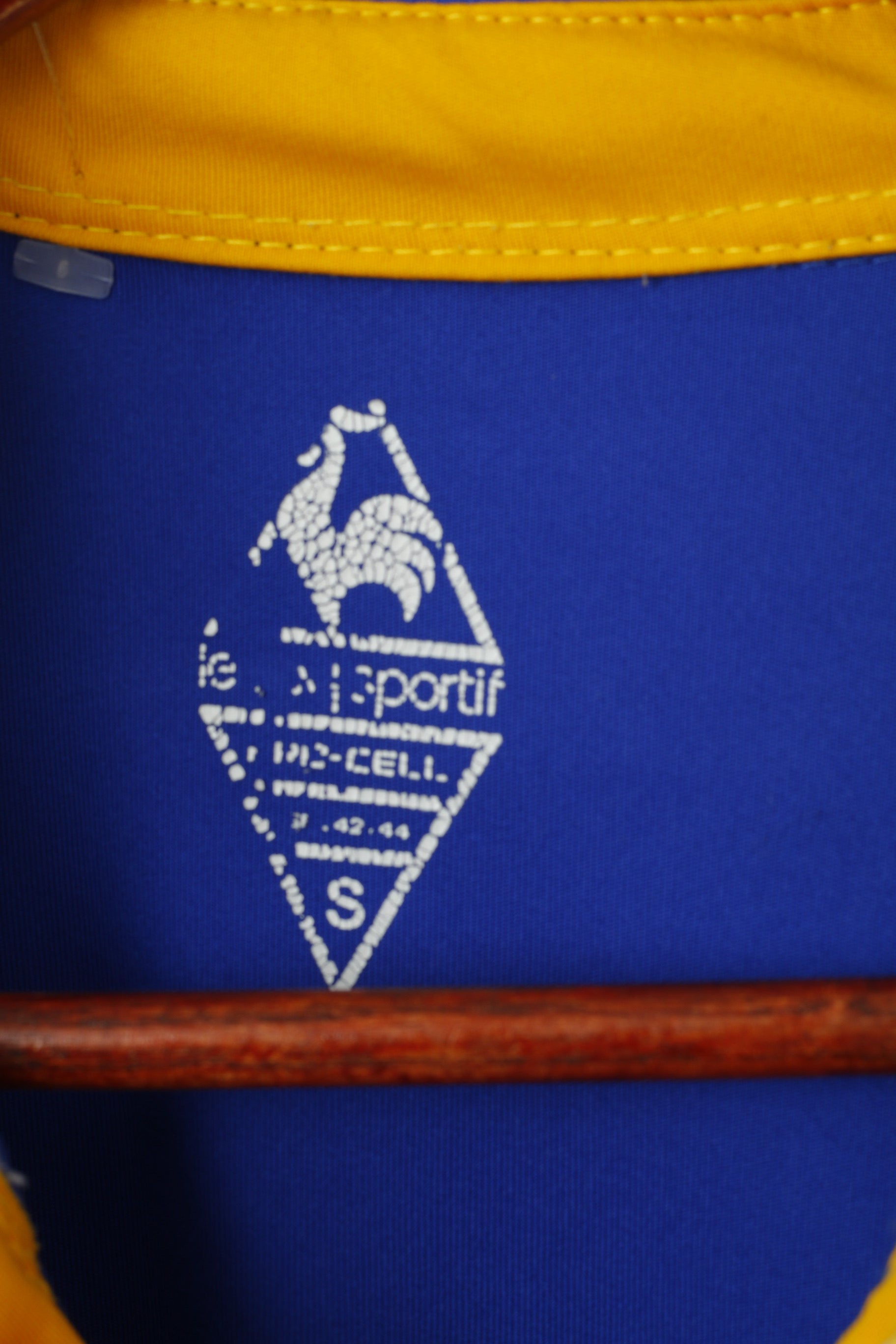 Maglia Le Coq Sportif da uomo blu Everton Football Club Sport Jersey Polo