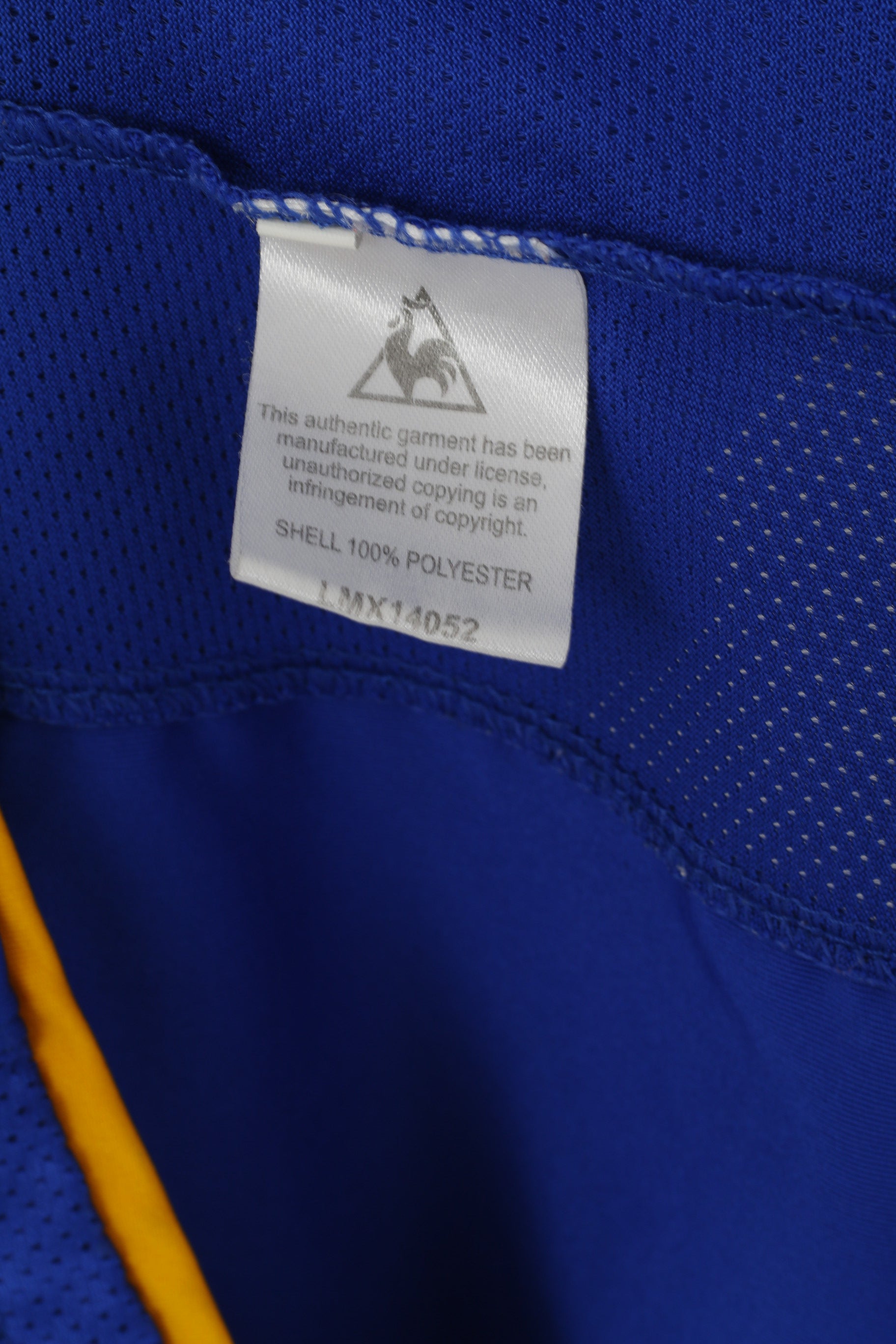 Maglia Le Coq Sportif da uomo blu Everton Football Club Sport Jersey Polo