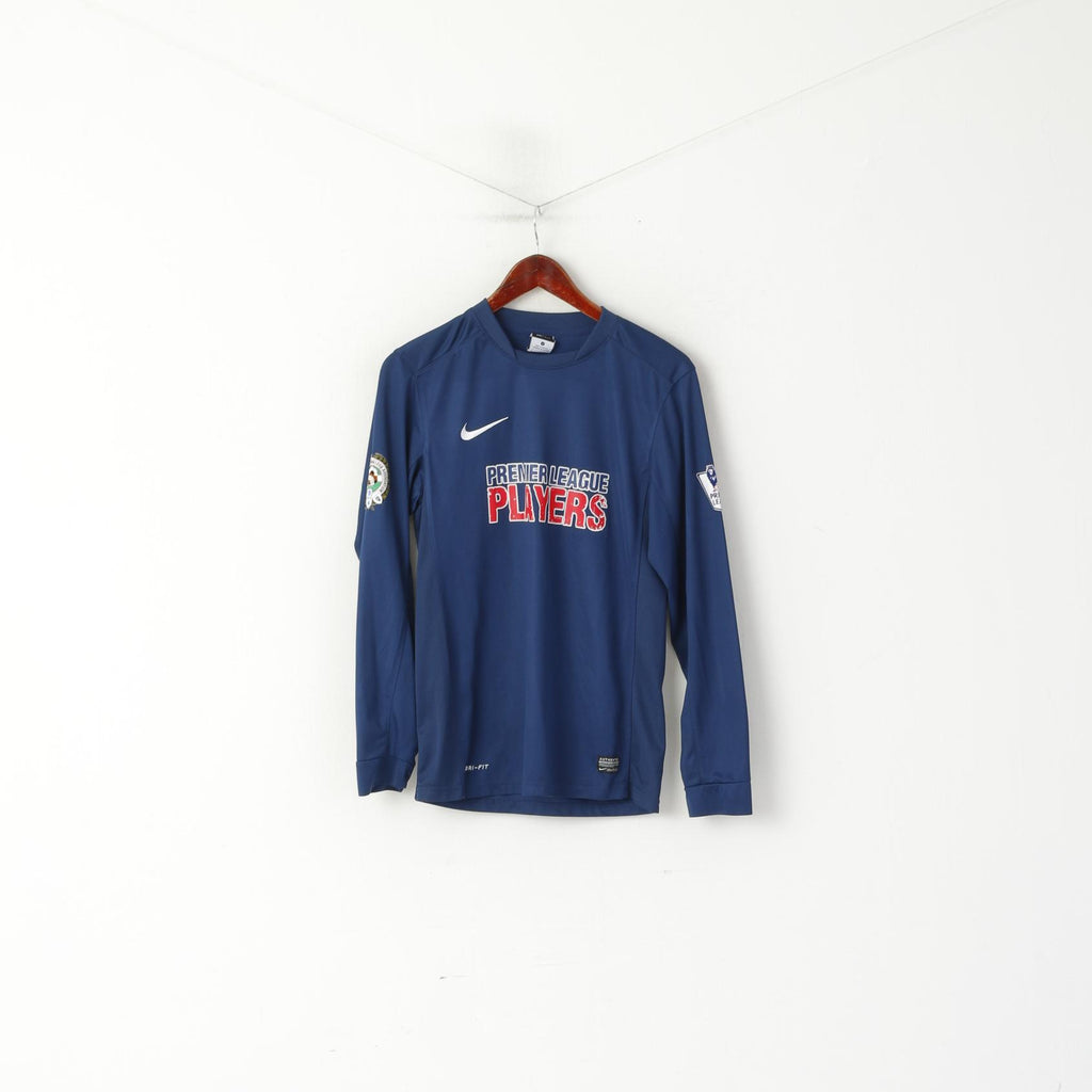 Nike Men S Shirt Navy Premier League Players Long Sleeve Footballers Association Top