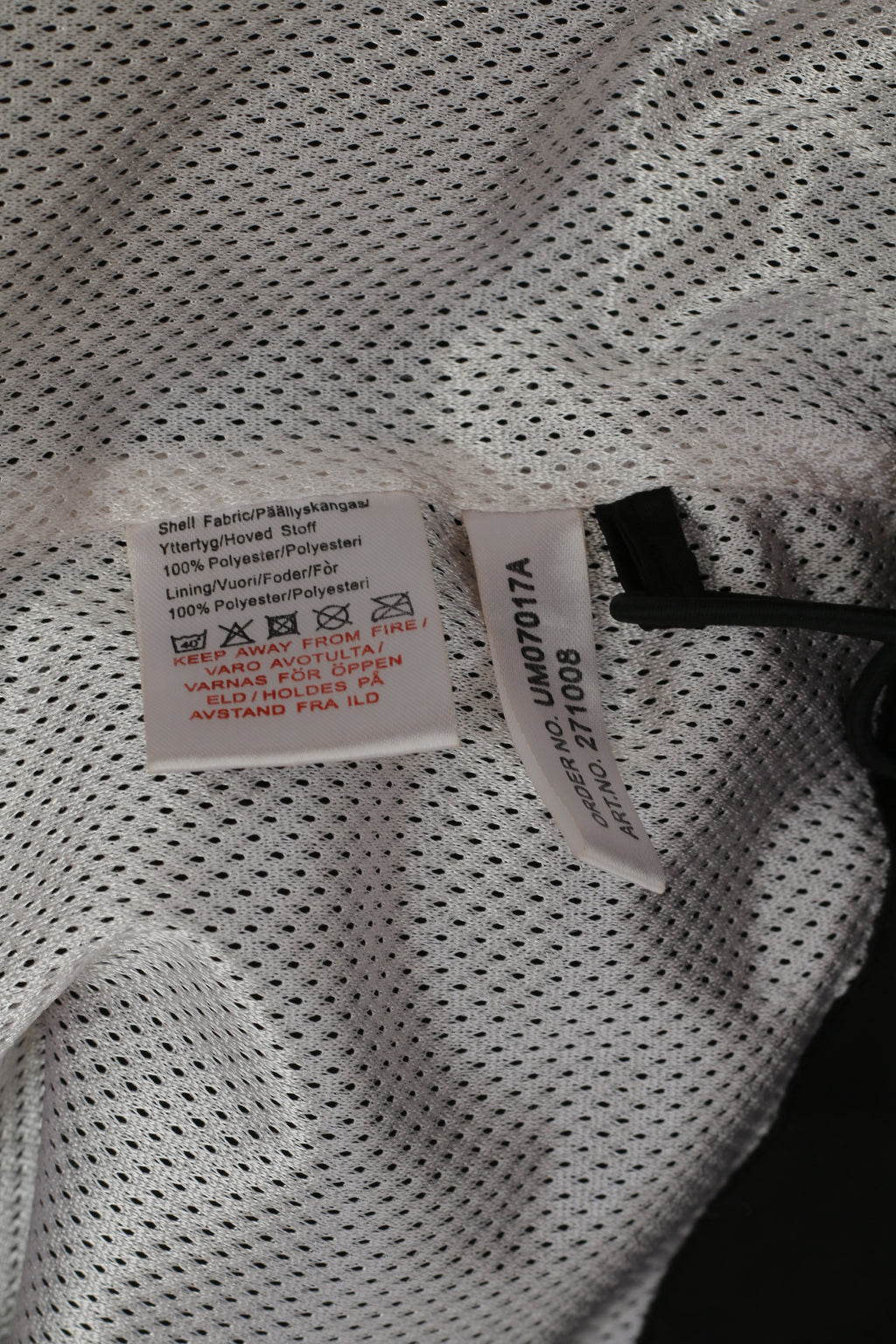 Umbro Hommes XL Pull Veste Noir Hallsbergs Bollklubb Zip Neck Réfléchissant Active Top