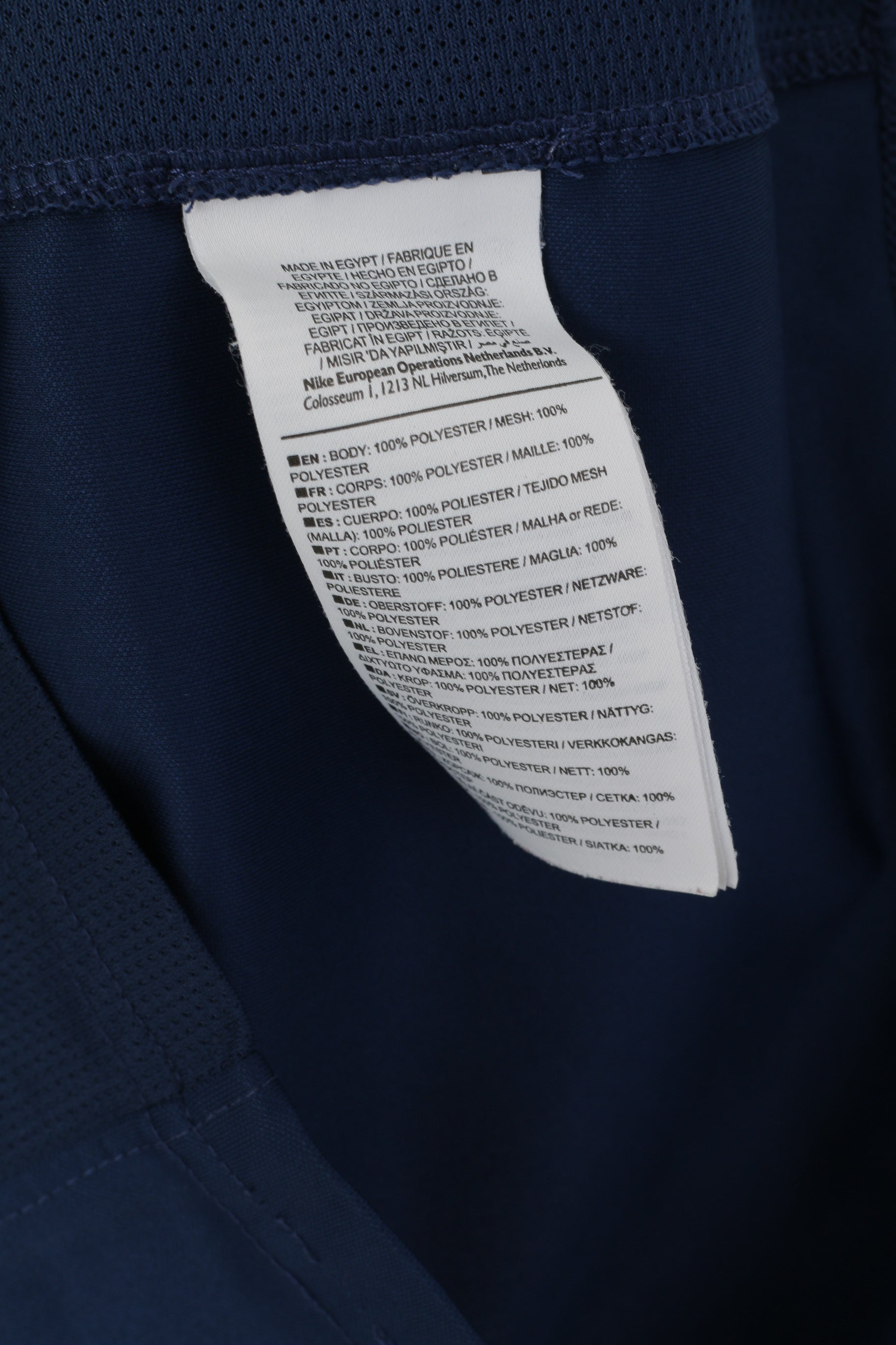 Nike Men S Shirt Navy Premier League Players Long Sleeve Footballers Association Top