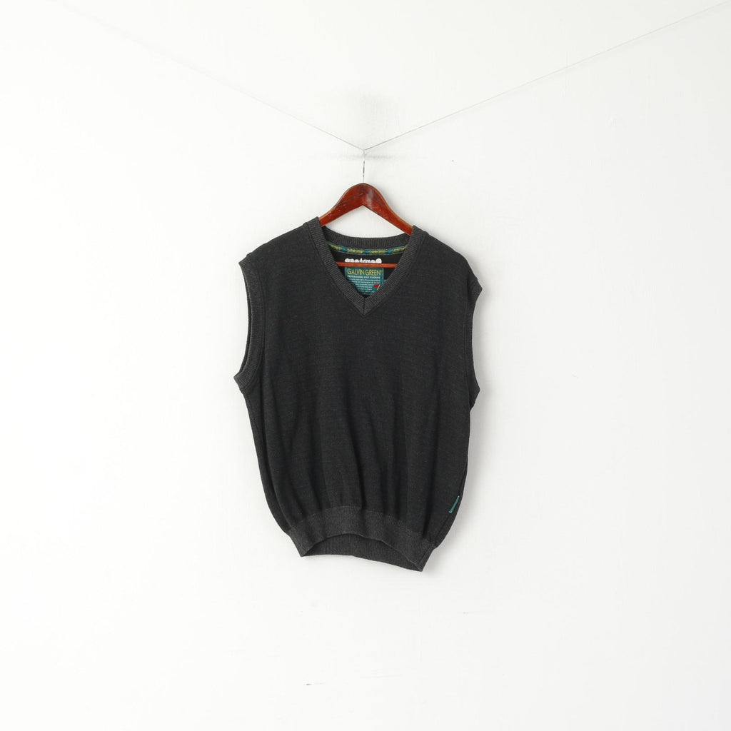 Galvin Green Hommes M Gilet Charbon Coton Vintage Professionnel Golf Vêtements Sans Manches