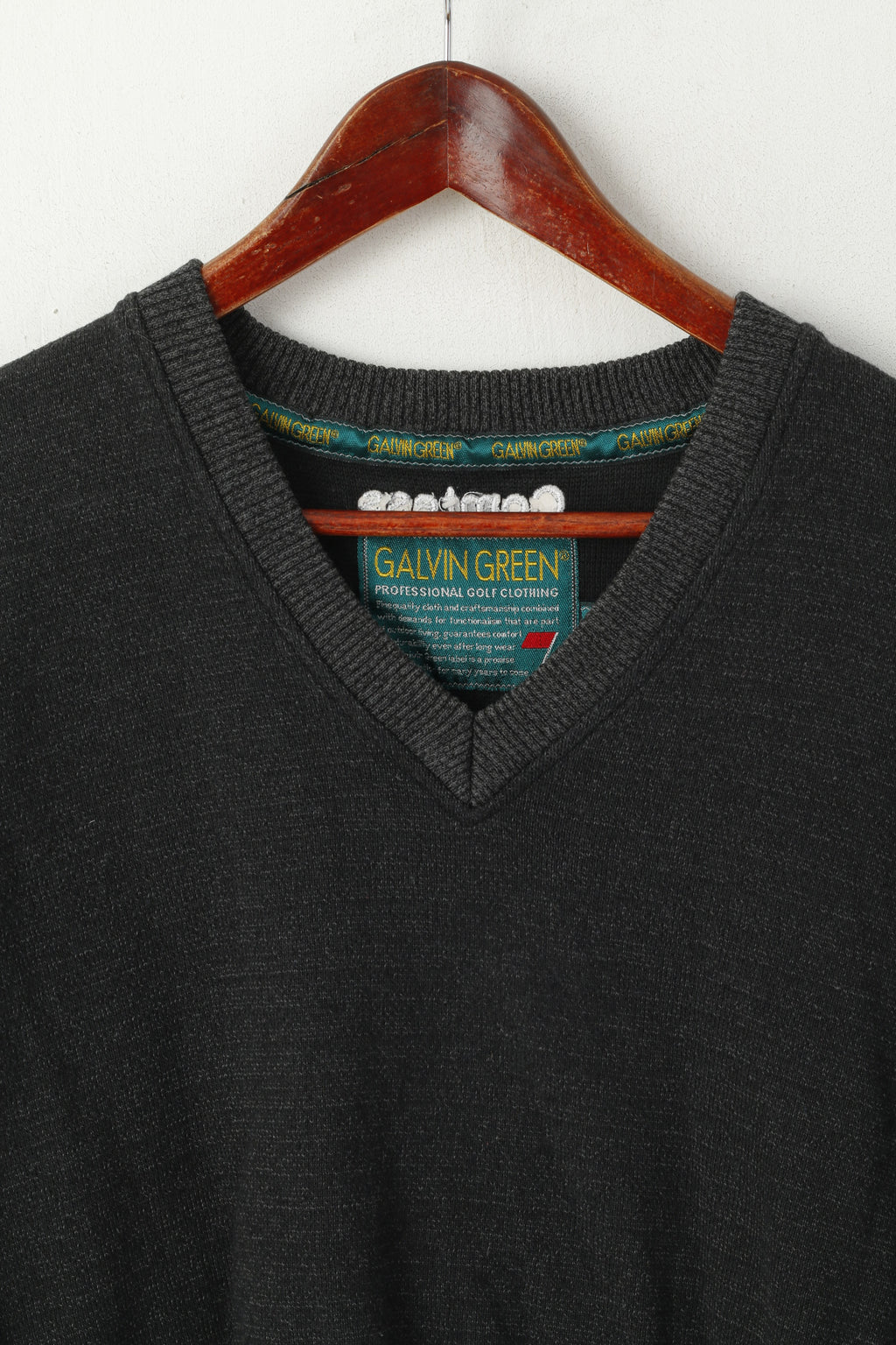 Galvin Green Hommes M Gilet Charbon Coton Vintage Professionnel Golf Vêtements Sans Manches