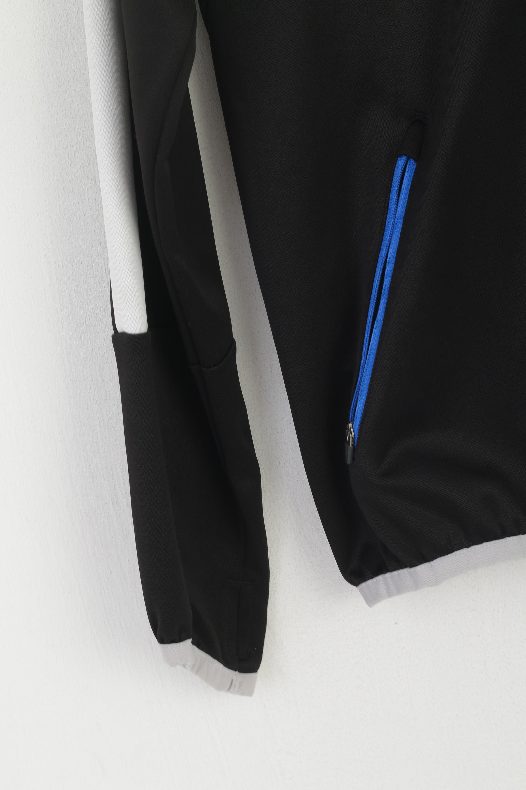 Puma Newcastle United Boys 164 YXL Sweat-shirt de football noir à col zippé