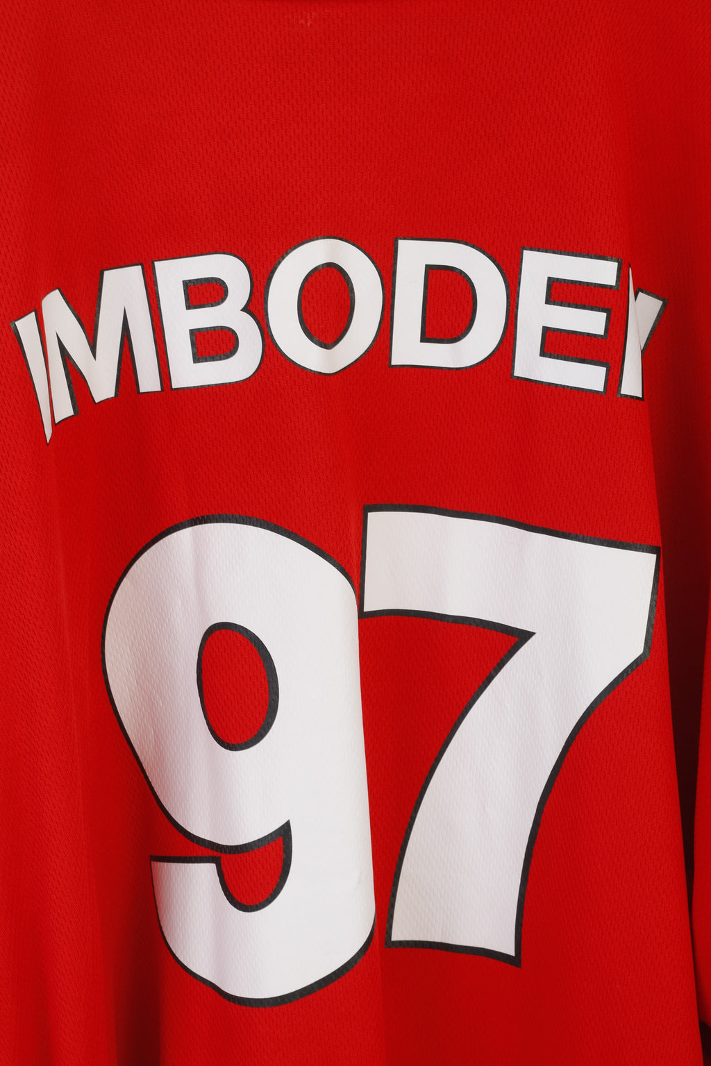 Ochsner Hockey Men XXL Oversize Shirt Red Vintage Imboden Chicago Blackhawks #97