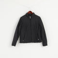 Marks &amp; Spencer Veste noire à manches amovibles et capuche cachée pour femme 14 M