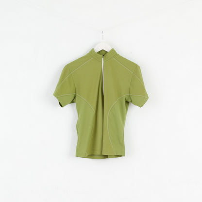 Camicia Galvin Green da donna 44 XL Top attivo con collo con zip Coolmax verde