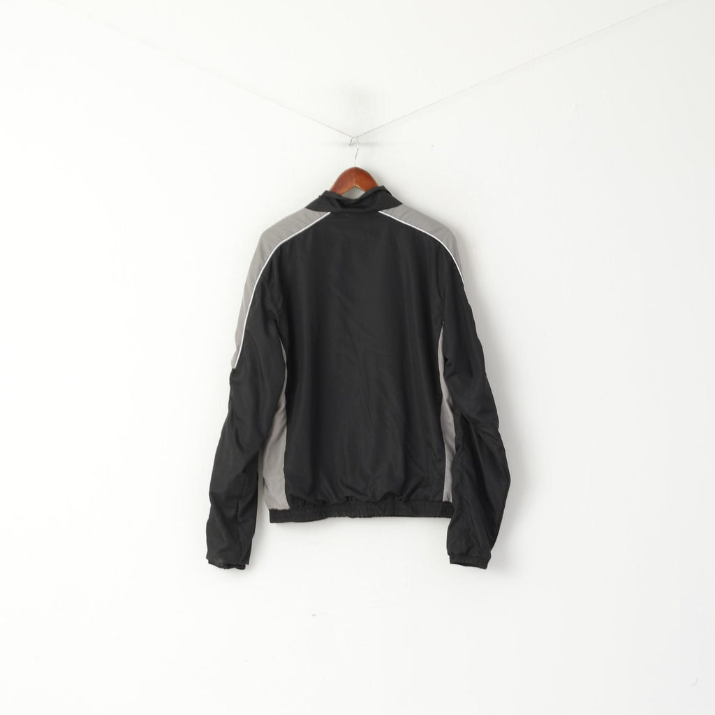 Route 66 Men XL Jacket Black Lightweight Zip Up Feel The Freedom Sport Top