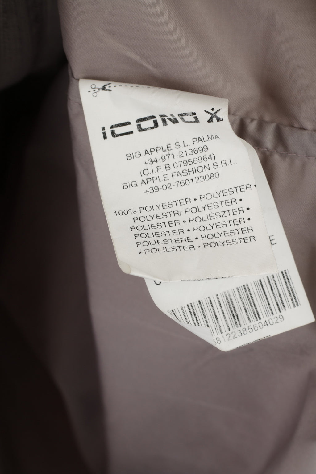 ICONO Mens L Casual Shirt Frost Grey Shiny Full Zipper Disco Top